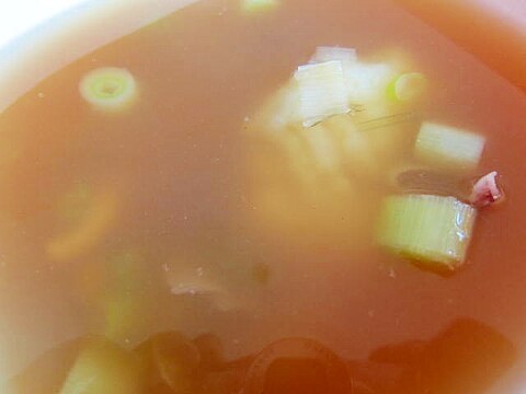 烏賊葱餅スープ